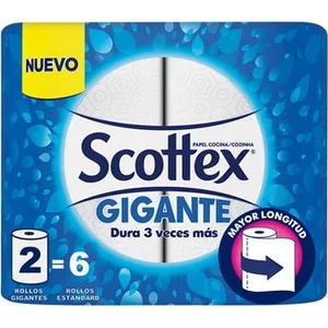 Papel de Cocina Gigante 2 Capas Scottex 1.99 Unidad