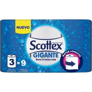Papel de Cocina Gigante 2 Capas Scottex 2.99 Unidad