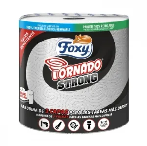 Papel de Cocina Tornado Strong Foxy 1 Rollo