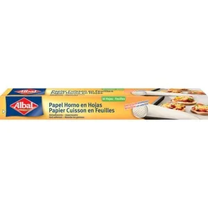Papel de Horno Precortado Antiadherente e Impermeable  Albal 16 Unidades