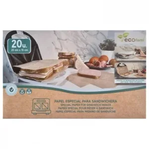 Papel Especial para Sandwicheras Ecofami 20 Ud.