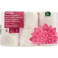 Papel Higiénico 4 Capas Perfumado Eroski, Paquete 6 Rollos