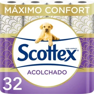 Papel Higiénico Acolchado 3 Capas  Scottex 32.06 Unidad