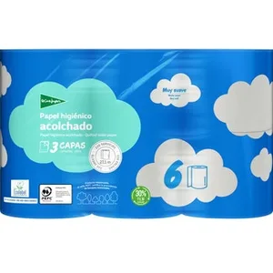 Papel Higiénico Acolchado 3 Capas Muy Suave  el Corte Ingles 5.95 Unidad