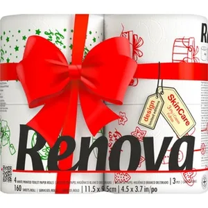 Papel Higiénico Decorativo Navidad 3 Capas  Renova 3.99 Unidad