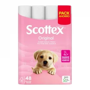 Papel Higiénico Original Scottex 48 Rollos.
