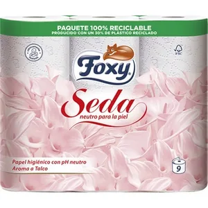 Papel Higiénico Seda con Ph Neutro 3 Capas Foxy