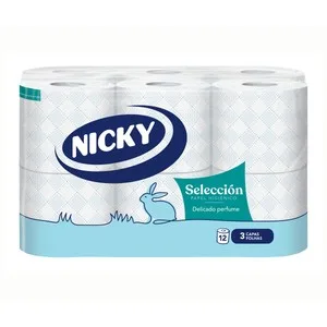Nicky Papel Higiénico Selección 12 Rollos 12 UD