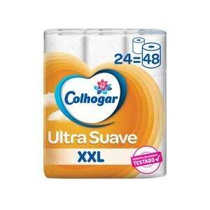 Colhogar Papel Higiénico Ultra Suave XXL 24 (= 48 Rollos) 24 UD