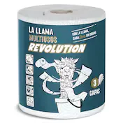 Papel Multiusos Revolution 3 Capas Dia la Llama 1 Unidad