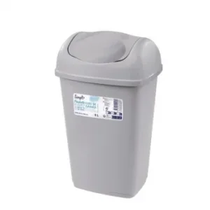 Papelera con Tapa Basculante 9l Simpl