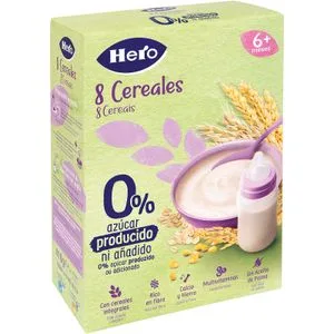 Papilla 8 Cereales 0% Azúcar Añadido 410 Gr