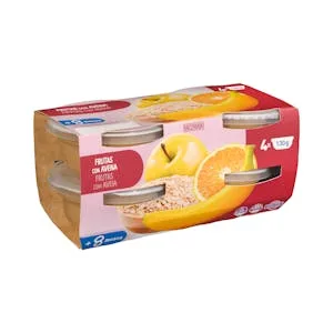 Papilla Frutas con Avena Hacendado +8 Meses 0.52 KG