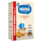 Papilla Líquida 8 Cereales con Miel Nestlé Caja 2 X 250 Ml