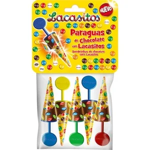 Paraguas de Chocolate con Lacasitos 5 Unidades Lacasitos