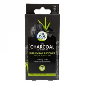Parche Purificante con Carbón Vegetal Soft Carrefour 8 Ud.