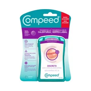 Compeed Parches Discretos para el Tratamiento de las Calenturas 15 Uds.