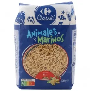 Pasta Animales Marinos Carrefour Classic 500 G.