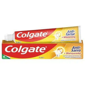 Colgate Pasta de Dientes Anti-sarro (anti-tartar) Sabor a Menta 75 Ml.