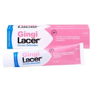 Gingi Lacer Pasta de Dientes con Flúor, para Encías Delicadas 125 Ml.