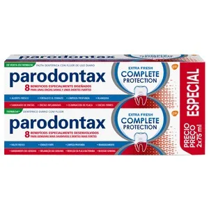 Parodontax Pasta de Dientes con Flúor y 8 Beneficios, para Encías y Dientes Fuertes Parodontax Complete Protection 2 X 75 Ml. 150 ML