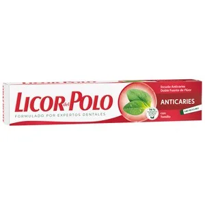 Licor del Polo Pasta de Dientes con Flúor y Acción Anti Caries Licor del Polo 75 Ml.