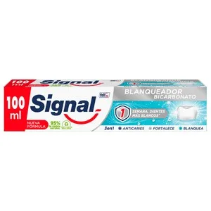 Signal Pasta de Dientes con Flúor y Minerales y Acción Blanqueante 100 Ml.