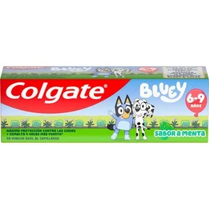 Pasta de Dientes Infantil Bluey Sabor Menta Suave 6 a 9 Años Colgate