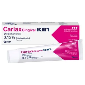 KIN Pasta de Dientes para Encías Delicadas, con Sabor a Menta KIN Cariax 125 Ml.