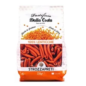 Pasta de Lenteja Roja Dalla Costa 250 G.