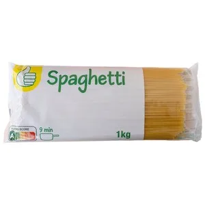 Producto Económico Alcampo Pasta Espagueti Paquete 1 Kg 1000 G
