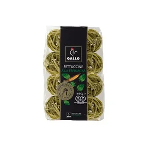 Gallo Pasta Fettuccine de Espinacas 450 G.