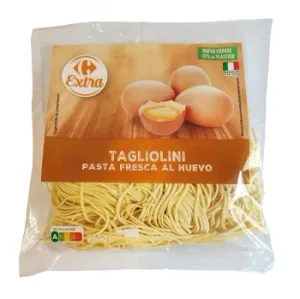Pasta Fresca al Huevo Tagliolini Carrefour Extra 250 G.