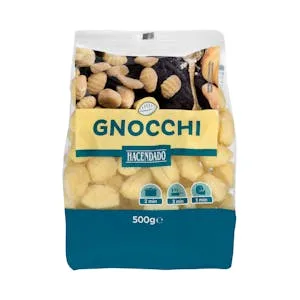 Pasta Fresca Gnocchi Hacendado 0.5 KG