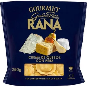 Pasta Fresca Ravioli al Huevo Relleno de Crema de Quesos con Pera 2 Raciones Giovanni Rana