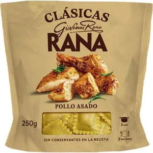 Pasta Fresca Rellena de Pollo Asado 250 Gr