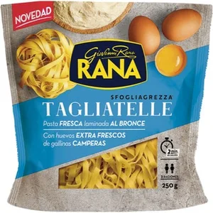 Pasta Fresca Tagliatelle al Huevo Laminado al Bronce con Huevos Extra Frescos Camperos 2 Raciones Envase 250 G Giovanni Rana