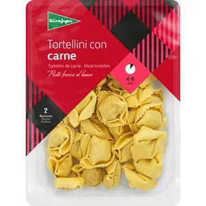 Pasta Fresca Tortellini al Huevo Relleno con Carne 2 Raciones el Corte Ingles