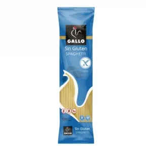 Pasta Spaguetti Gallo sin Gluten y sin Lactosa 450 G.