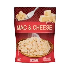 Pasta Tiburón Mac & Cheese Hacendado con Salsa de Queso 0.19 KG