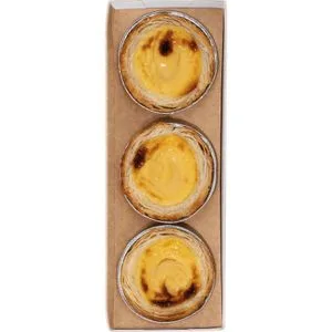 Pastel de Crema 3 Unidades 170 Gr