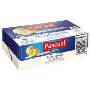 Pascual Pastilla de Mantequilla Tradicional Pascual 250 G.