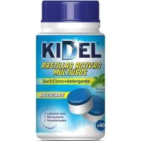 Pastillas Activas Multiusos (lejía) Kidel, Bote 40 Dosis
