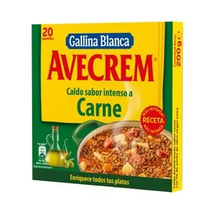 Avecrem Pastillas de Caldo de Carne 20 Uds. 200 G.