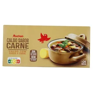 Producto Alcampo Pastillas de Caldo de Carne 24 Uds. 240 G.