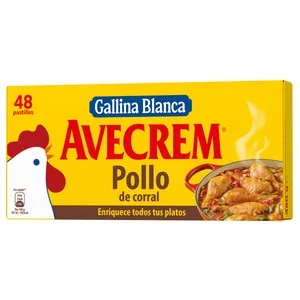 Avecrem Pastillas de Caldo Pollo 48 Uds. 480 G.