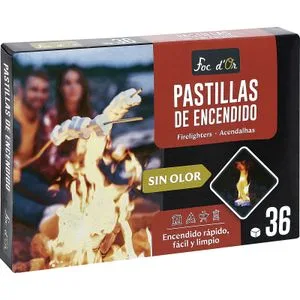 Pastillas de Encendido sin Olor 36 u