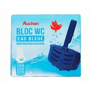 Producto Alcampo Pastillas WC Agua Azul, Limpieza Fresaca Producto Alcampo 2 Uds. X 40 G. 80 G