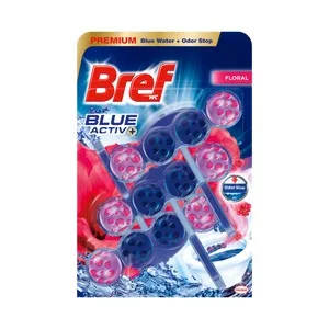 Bref Pastillas Wc Blue Active Floral 3 X 50 Gr. 150 G