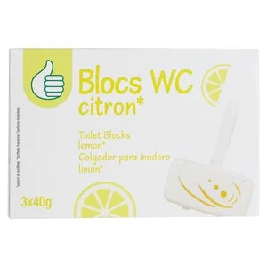 Producto Económico Alcampo Pastillas WC con Aroma a Limón Producto Económico Alcampo 3 Uds X 40 G. 120 G